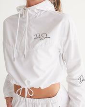 Load image into Gallery viewer, DeJaue Logo Women's Cropped Windbreaker