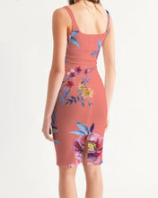 Load image into Gallery viewer, Flower Yoga Pants Women's Midi Bodycon Dress