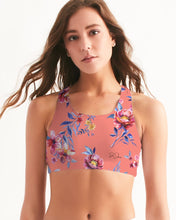 Load image into Gallery viewer, Flower Yoga Pants Women's Seamless Sports Bra
