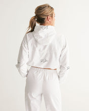 Load image into Gallery viewer, DeJaue Logo Women's Cropped Windbreaker
